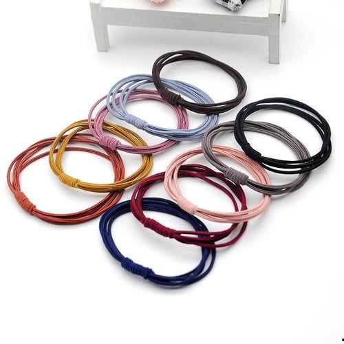 成人红色皮筋扎头绳视频,打造时尚发型教程